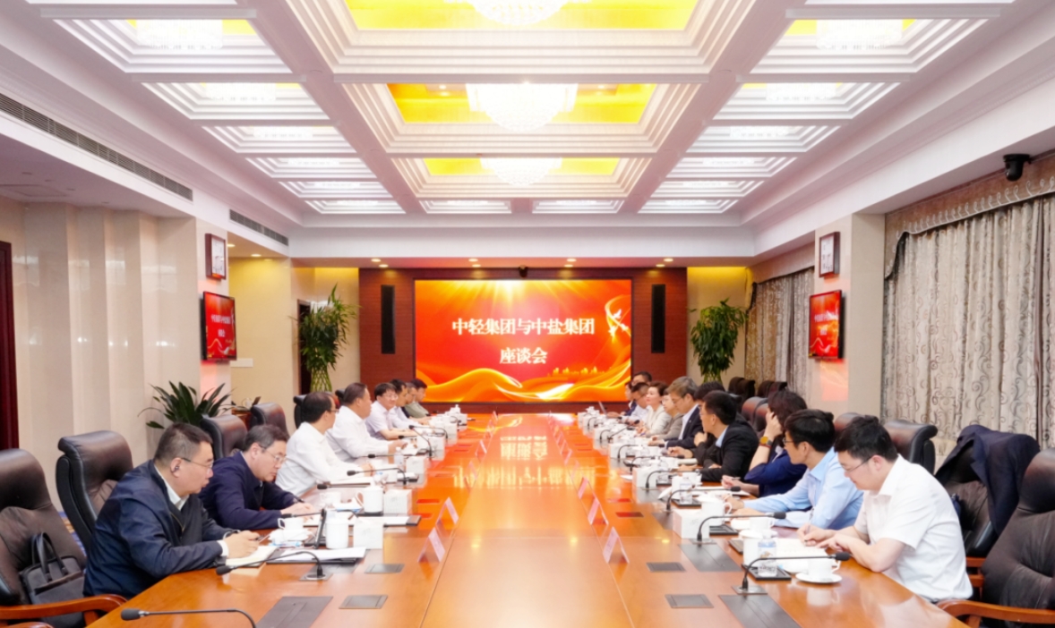 保利中轻与中盐集团开展合作交流会