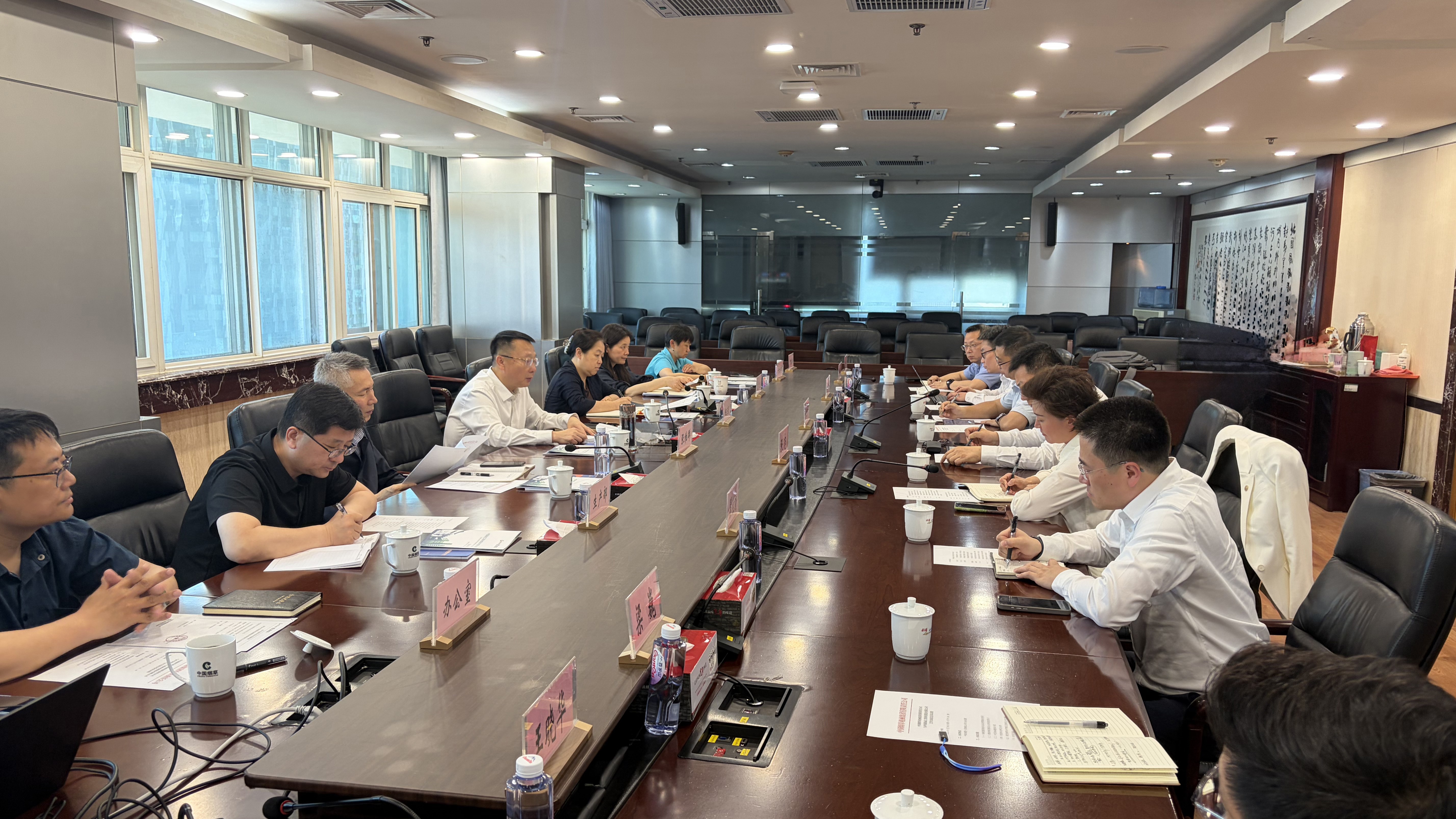 中国海诚主要领导拜访中国烟机集团
